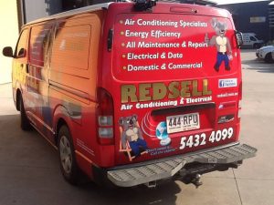 Redsell Air Conditioning & Electrical Brisbane van 2_med